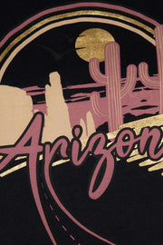 Filicia Tee | Sort | T-shirt med "Arizona" print fra Sofie Schnoor
