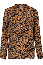 S194286 Shirt | Brun | Skjorte med leopardprint fra Sofie Schnoor