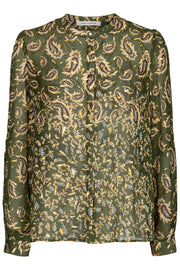 Ciara | Grøn |  Skjorte med print fra Sofie Schnoor