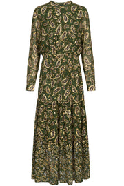 Abbi | Grøn | Kjole med print fra Sofie Schnoor