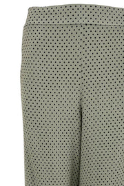Sophy Dotted Pants | Olive | Bukser fra Black Colour