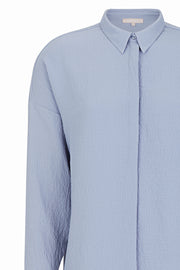 Siv Long Shirt | Colony blue | Skjorte fra Soft Rebels