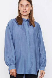 Linnea LS Shirt | Colony blue | Skjorte fra Soft Rebels