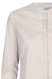 Mattie Stripe Shirt | Safari Stripe | Skjorte fra Mos Mosh