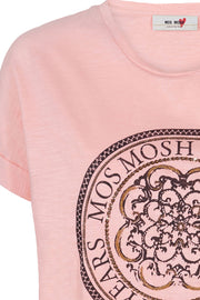 Yara Anniversary Tee | Rose | T-shirt fra Mos Mosh