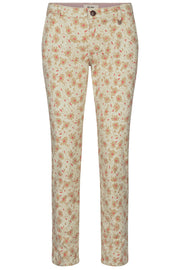 Perry Coral Chino | Coral | Bukser med print fra Mos Mosh