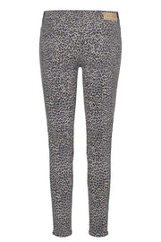 Victoria Leopard Jeans | Blue | Jeans fra Mos Mosh