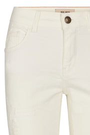 Bradford Worked Jeans | White | Jeans fra Mos Mosh