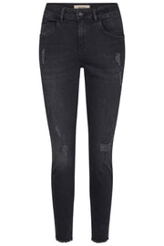 Bradford Black Jeans | Black | Ankel jeans fra Mos Mosh