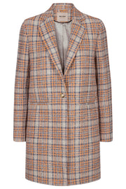 Christie Mandarin Coat | Mandarin Red | Ternet jakke fra Mos Mosh