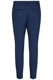 Tuxen Logo Pant | Mørkeblå | Ankel bukser fra Mos Mosh