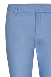 Abbey Night Pant Sustainable | Bel Air Blue | Bukser fra Mos Mosh