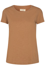 Arden Organic O-neck Tee | Toasted Coconut | T-shirt fra Mos Mosh