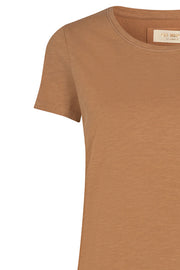 Arden Organic O-neck Tee | Toasted Coconut | T-shirt fra Mos Mosh