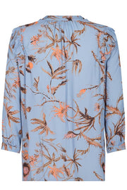 Debby Thistle Shirt | Bel Air Blue | Skjorte fra Mos Mosh