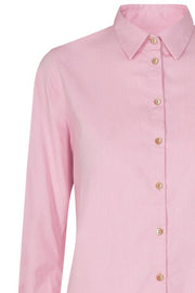Martina Oxford Shirt | Bubble Pink | Skjorte fra Mos Mosh