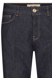 Cecilia Cover Jeans | Dark Blue | Vide ankel jeans fra Mos Mosh