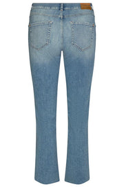 Simone Swift Jeans (Cropped) | Light Blue | Bukser fra Mos Mosh