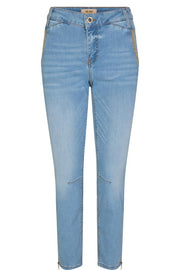 Etta Mercury Jeans (Cropped) | Light Blue | Bukser fra Mos Mosh