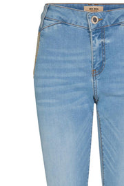 Etta Mercury Jeans (Cropped) | Light Blue | Bukser fra Mos Mosh