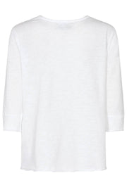 Zelma Tee | White | T-shirt fra Mos Mosh