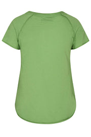 Selene O-SS Tee | Forest Green | T-shirt fra Mos Mosh