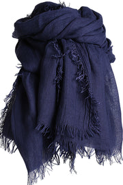 Hema scarf | Mørkeblåt | Tørklæde fra Stylesnob