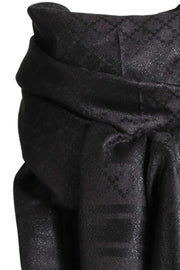 Pari Scarf | Black & Black | Tørklæde med glimmer fra Stylesnob