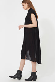 Sidsel Dress | Sort | Skjorte kjole fra Sofie Schnoor