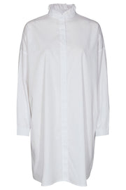 Susan Ls Frill Collar Shirt | White | Lang skjorte fra Liberté Essentiel