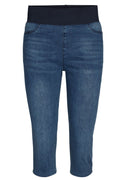 Shantal Ca Denim | Mittelblauer Denim | Caprihose von Freequent