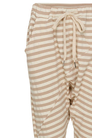 Sully Stripe | Beige Stripe | Bukser fra Marta du Chateau