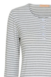 Biron Stripe | Grå | T-Shirt fra Marta du Chateau