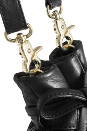 Cross over | Gold | Læder taske med hul nitter fra Depeche