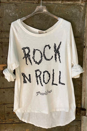 CRETA ROCK N ROLL | White | T-shirt fra Cabana Living