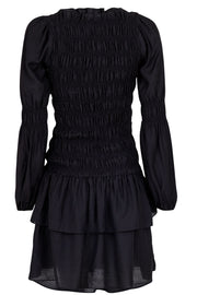 Briselle Smock Dress | Black | Kjole fra Neo Noir