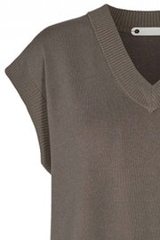 Aristo Knit Vest | Walnut | Vest fra Co'Couture