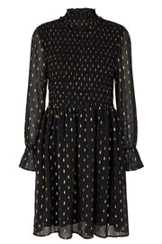 Elyah Night Dress | Black | Kjole med smock fra Co'Couture