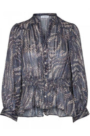Winding Smock Shirt | Mid Grey | Skjorte fra Co'couture