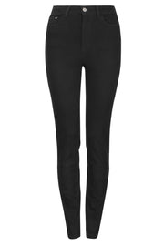 SRHighwaist Slim Jeans Black | Black | Højttaljede jeans fra Soft Rebels