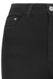 SRHighwaist Slim Jeans Black | Black | Højttaljede jeans fra Soft Rebels