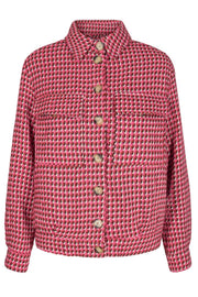 Rosalie Flashy Boucle Jacket | Flash Pink | Boucle jakke fra Co'Couture