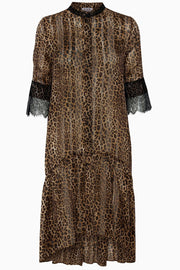 Stella Dress | Leopard | Kjole med dyreprint fra Emm Copenhagen
