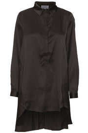 Saga Dress | Black | Skjorte kjole fra Emm Copenhagen