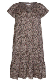 Sunrise Fox Crop Dress | Black | Kjole fra Co'couture