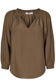 Keeva Blouse | Walnut | Bluse fra Co'couture