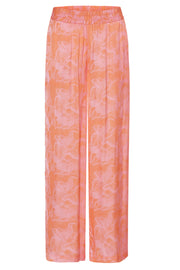 Maribel Trousers | Pink Smoke Art Print | Løse bukser med print fra Hunkön
