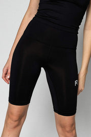 Workout Biker Shorts | Black | Shorts med dyreprint fra Ragdoll LA