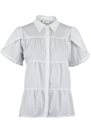Keli Shirt | White | Kortærmet skjorte fra Neo Noir