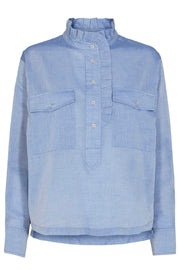 Sissa Shirt | Sky Blue | Bluse fra Co'Couture